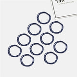 10PCS Women Girls Simple Basic Elastic Hair Bands Ties Scrunchie Ponytail Holder Rubber Bands Fashion Headband Hair Accessories