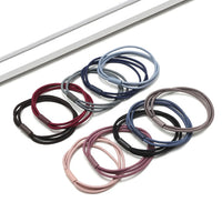10PCS Women Girls Simple Basic Elastic Hair Bands Ties Scrunchie Ponytail Holder Rubber Bands Fashion Headband Hair Accessories