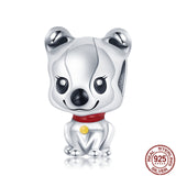 925 Sterling Silver Little Tree Man Fawn Bead Charm Fit Original Pandora Bracelet&Bangle Making Fashion DIY Jewelry For Women