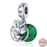 925 Sterling Silver Little Tree Man Fawn Bead Charm Fit Original Pandora Bracelet&Bangle Making Fashion DIY Jewelry For Women