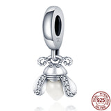 925 Sterling Silver Little Tree Man Fawn Bead Charm Fit Original Pandora Bracelet&Bangle Making Fashion DIY Jewelry For Women