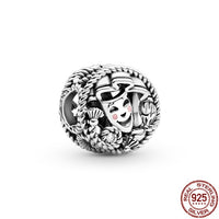 925 Sterling Silver Little Tree Man Fawn Bead Charm Fit Original Pandora Bracelet&Bangle Making Fashion DIY Jewelry For Women