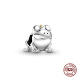 925 Sterling Silver Little Tree Man Fawn Bead Charm Fit Original Pandora Bracelet&Bangle Making Fashion DIY Jewelry For Women