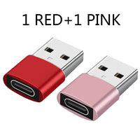 2pcs USB C Adapter OTG Type C to USB Adapter Type-C OTG Adapter Cable For iPhone 13 12 Pro Max For airpods 2 3 phone USB Adapter