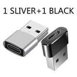 2pcs USB C Adapter OTG Type C to USB Adapter Type-C OTG Adapter Cable For iPhone 13 12 Pro Max For airpods 2 3 phone USB Adapter
