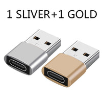 2pcs USB C Adapter OTG Type C to USB Adapter Type-C OTG Adapter Cable For iPhone 13 12 Pro Max For airpods 2 3 phone USB Adapter