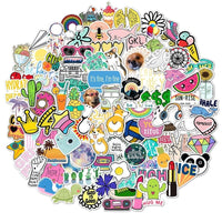 50/100pcs Vinyl Cute Nature VSCO Girl Stickers for Water Bottles Waterproof Aesthetic Stickers for Girls for Laptop Phone Car