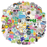 50/100pcs Vinyl Cute Nature VSCO Girl Stickers for Water Bottles Waterproof Aesthetic Stickers for Girls for Laptop Phone Car