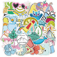 50/100pcs Vinyl Cute Nature VSCO Girl Stickers for Water Bottles Waterproof Aesthetic Stickers for Girls for Laptop Phone Car