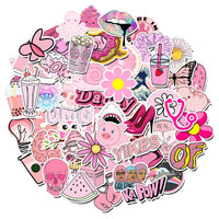 50/100pcs Vinyl Cute Nature VSCO Girl Stickers for Water Bottles Waterproof Aesthetic Stickers for Girls for Laptop Phone Car
