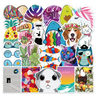 50/100pcs Vinyl Cute Nature VSCO Girl Stickers for Water Bottles Waterproof Aesthetic Stickers for Girls for Laptop Phone Car