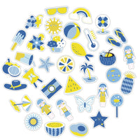 50/100pcs Vinyl Cute Nature VSCO Girl Stickers for Water Bottles Waterproof Aesthetic Stickers for Girls for Laptop Phone Car