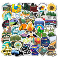 50/100pcs Vinyl Cute Nature VSCO Girl Stickers for Water Bottles Waterproof Aesthetic Stickers for Girls for Laptop Phone Car