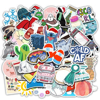50/100pcs Vinyl Cute Nature VSCO Girl Stickers for Water Bottles Waterproof Aesthetic Stickers for Girls for Laptop Phone Car