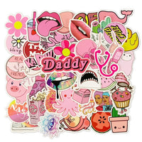 50/100pcs Vinyl Cute Nature VSCO Girl Stickers for Water Bottles Waterproof Aesthetic Stickers for Girls for Laptop Phone Car