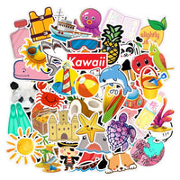 50/100pcs Vinyl Cute Nature VSCO Girl Stickers for Water Bottles Waterproof Aesthetic Stickers for Girls for Laptop Phone Car