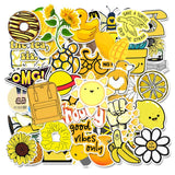 50/100pcs Vinyl Cute Nature VSCO Girl Stickers for Water Bottles Waterproof Aesthetic Stickers for Girls for Laptop Phone Car