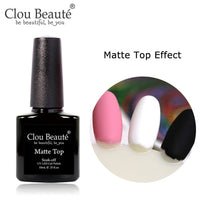 Clou Beaute 64 Colors Gel Nail Polish White Gel Polish UV Nail Base Top Matte Gel Soak Off UV Varnish Gel Paint 15ml Nail Art
