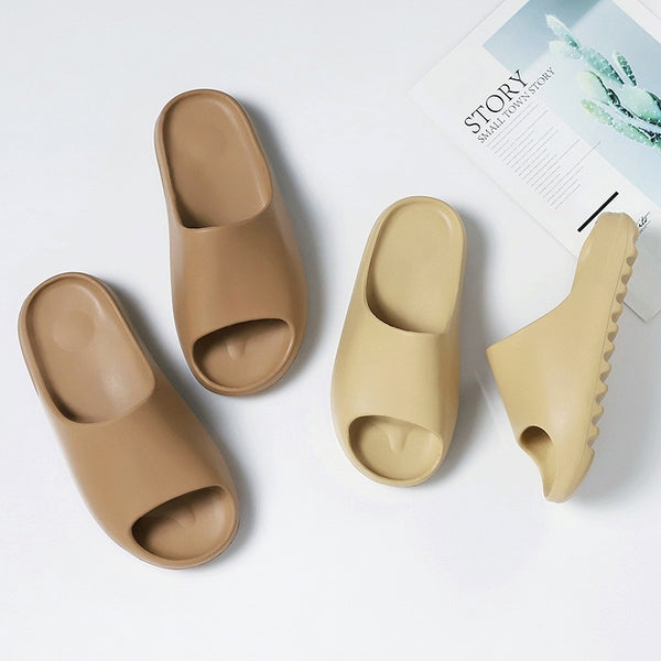 Summer Slippers Men Women Indoor EVA 2021 high Soft Bottom Sandals  Trend Slides Light Beach Shoes Slippers Home big size 46