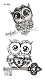 Water Transfer fake tattoo sticker sketch Rose flower snake tattoos Waterproof Temporary Tatto flash tatoo for woman man