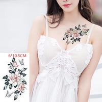 Water Transfer fake tattoo sticker sketch Rose flower snake tattoos Waterproof Temporary Tatto flash tatoo for woman man