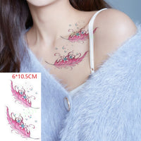 Water Transfer fake tattoo sticker sketch Rose flower snake tattoos Waterproof Temporary Tatto flash tatoo for woman man