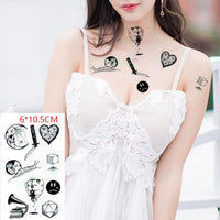 Water Transfer fake tattoo sticker sketch Rose flower snake tattoos Waterproof Temporary Tatto flash tatoo for woman man