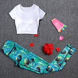 Women Tracksuit Set Female Sportswear Gym Fitness Clothes Sports Outfit Running Yoga Crop Top Leggings Suits With Chest Pad