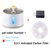 Automatic Cat Fountain Pet Drinking Water Dispenser 2.4L Electric LED Dog Pet Drinking Fountain Drinking Bowl Feeder Filter