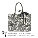 2021 Luxury Designer Handbag for Women Luxury Brand Bag Jacquard Embroidery Shopper Beach Shoulder Bag Canvas Tote Bag Wholesale