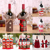 Christmas Bottle Cover Merry Christmas Decor For Home 2021 The Nightmare Before Christmas Ornments Xmas Gift New Year 2022 Noel