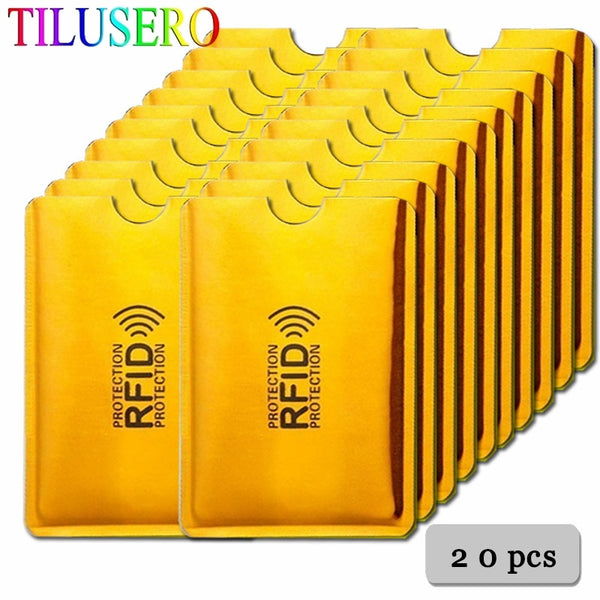 Anti Rfid Card Holder NFC Blocking Reader Lock Id Bank Card Holder Student Cute ID Cards Wallet Passport Business Bancaire Case