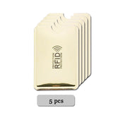 Anti Rfid Card Holder NFC Blocking Reader Lock Id Bank Card Holder Student Cute ID Cards Wallet Passport Business Bancaire Case