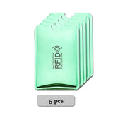 Anti Rfid Card Holder NFC Blocking Reader Lock Id Bank Card Holder Student Cute ID Cards Wallet Passport Business Bancaire Case