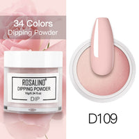 ROSALIND Nail Dipping Powder Gel Of Nails Extension  Extension Crystal Powder Nail Art Decoration Carving Glitter For Manicure