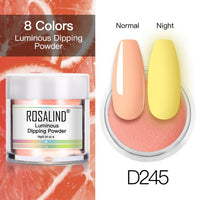 ROSALIND Nail Dipping Powder Gel Of Nails Extension  Extension Crystal Powder Nail Art Decoration Carving Glitter For Manicure