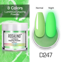 ROSALIND Nail Dipping Powder Gel Of Nails Extension  Extension Crystal Powder Nail Art Decoration Carving Glitter For Manicure
