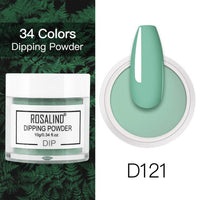 ROSALIND Nail Dipping Powder Gel Of Nails Extension  Extension Crystal Powder Nail Art Decoration Carving Glitter For Manicure