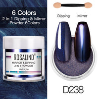 ROSALIND Nail Dipping Powder Gel Of Nails Extension  Extension Crystal Powder Nail Art Decoration Carving Glitter For Manicure