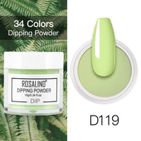 ROSALIND Nail Dipping Powder Gel Of Nails Extension  Extension Crystal Powder Nail Art Decoration Carving Glitter For Manicure