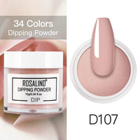 ROSALIND Nail Dipping Powder Gel Of Nails Extension  Extension Crystal Powder Nail Art Decoration Carving Glitter For Manicure