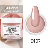 ROSALIND Nail Dipping Powder Gel Of Nails Extension  Extension Crystal Powder Nail Art Decoration Carving Glitter For Manicure