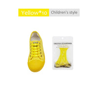 12pcs/lot Silicone Shoelaces Round Elastic Shoe Laces Special No Tie Shoelace for Men Women Lacing Rubber Zapatillas