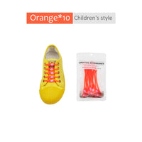 12pcs/lot Silicone Shoelaces Round Elastic Shoe Laces Special No Tie Shoelace for Men Women Lacing Rubber Zapatillas