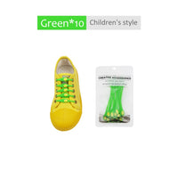 12pcs/lot Silicone Shoelaces Round Elastic Shoe Laces Special No Tie Shoelace for Men Women Lacing Rubber Zapatillas