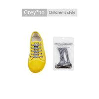 12pcs/lot Silicone Shoelaces Round Elastic Shoe Laces Special No Tie Shoelace for Men Women Lacing Rubber Zapatillas