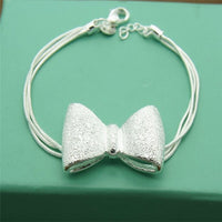 Men&#39;s &amp; Women&#39;s 925 Sterling Silver Bracelet Fashion Silver Charm Bracelet Jewelry Gift