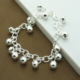 Men&#39;s &amp; Women&#39;s 925 Sterling Silver Bracelet Fashion Silver Charm Bracelet Jewelry Gift