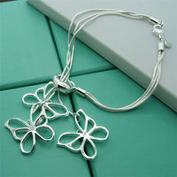 Men&#39;s &amp; Women&#39;s 925 Sterling Silver Bracelet Fashion Silver Charm Bracelet Jewelry Gift