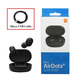 2020 original Xiaomi Airdots 2 TWS Bluetooth Earphone Stereo bass BT 5.0 headphones With Mic Handsfree Earbuds AI Control Redmi